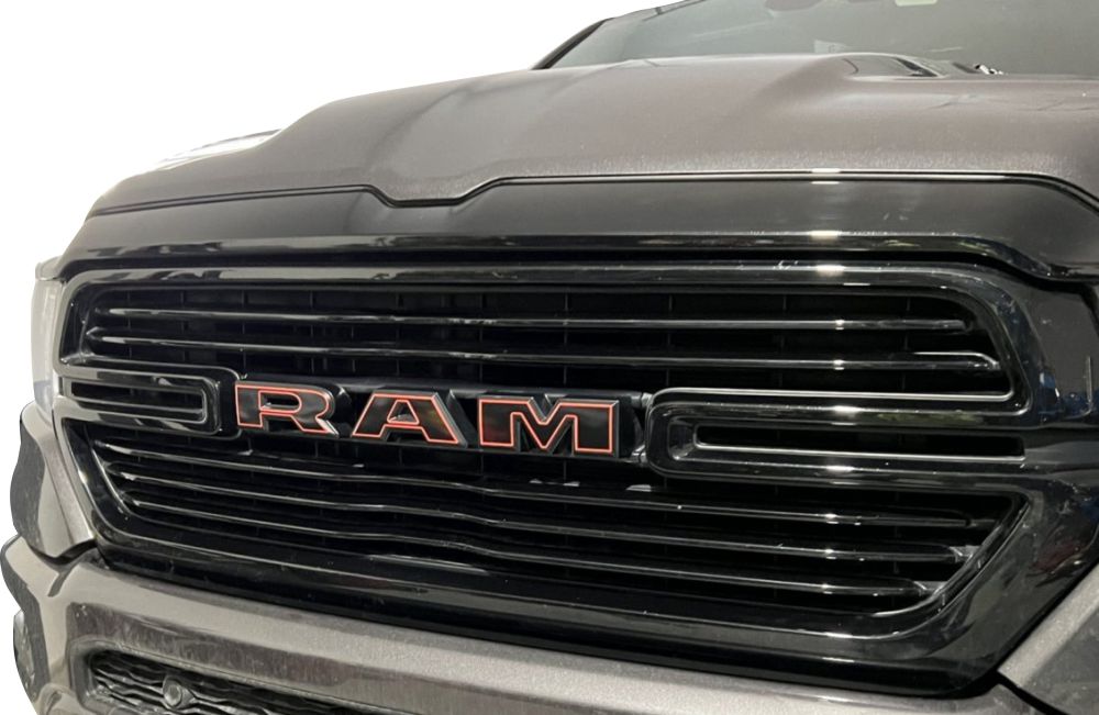RAM Grille Emblem Overlay Decal   - 2019-2024 Ram 1500 - sku-43596718014651-sku-43596718047419-sku-43596718080187-sku-43596718112955-sku-43596718145723-  DRIVEN - 10