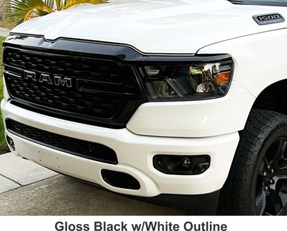 RAM Grille Emblem Overlay Decal   - 2019-2024 Ram 1500 - sku-43596718014651-sku-43596718047419-sku-43596718080187-sku-43596718112955-sku-43596718145723-  DRIVEN - 17