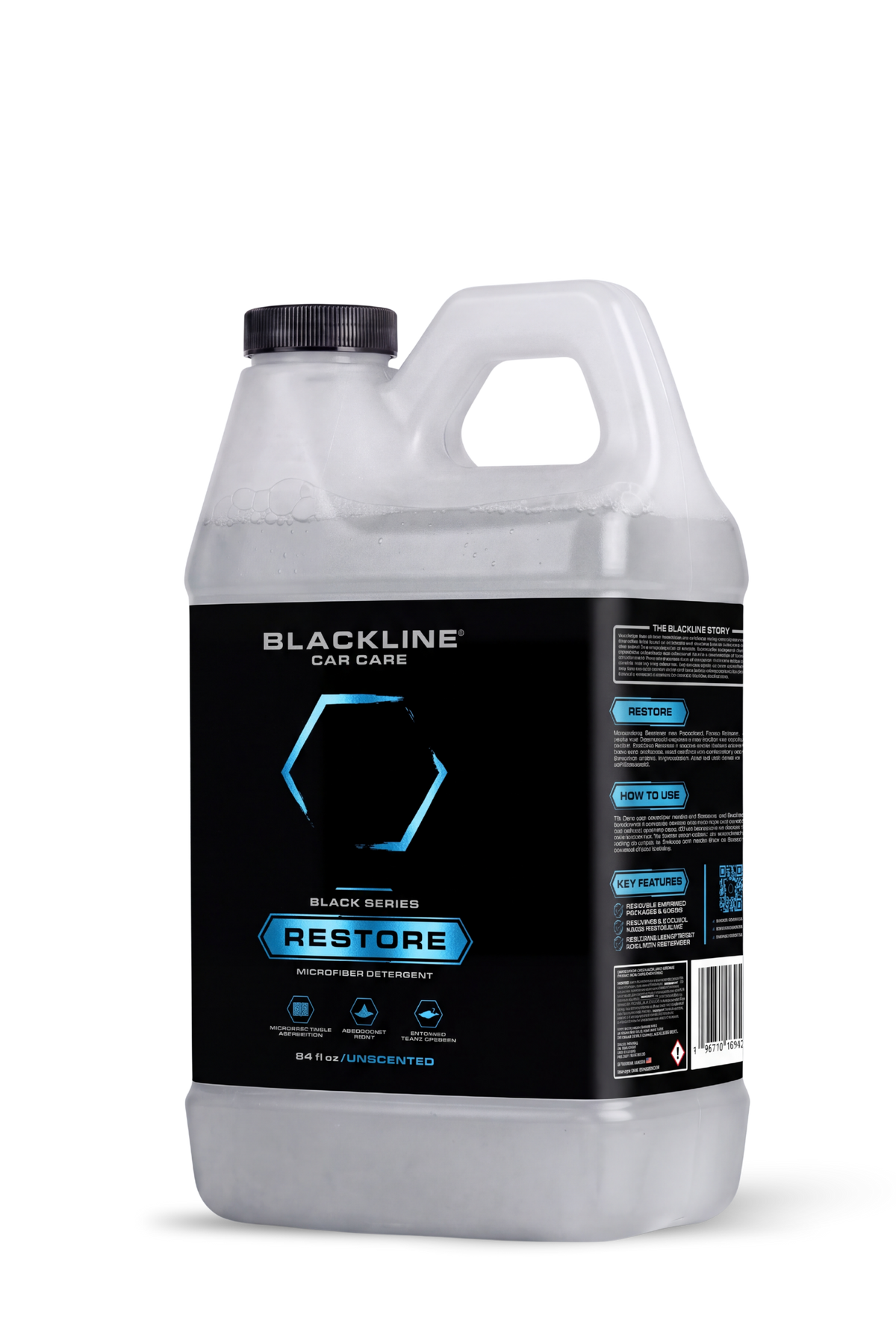 BLACKLINE® RESTORE MICROFIBER DETERGENT - BLRMD64-  DRIVEN - 10
