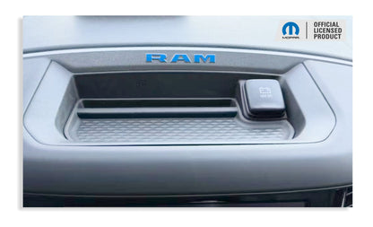 Radio Bezel RAM Overlay Decal  Sticker - 19-26 Ram 1500 - Ram19:Ram-bezel-01-Ram19:Ram-bezel-03-Ram19:Ram-bezel-02-Ram19:Ram-bezel-04-Ram19:Ram-bezel-05-  DRIVEN - 4