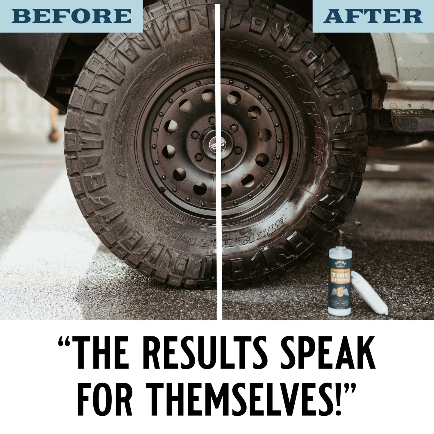 Blue Suede Tire Shine with Protect Shield Formula™ - PACBSTS016SCA-PACBSTS128SCA-PACBSTSXX4SCA-PACBSTSXX5SCA-PACBSTSX55SCA-  DRIVEN - 3