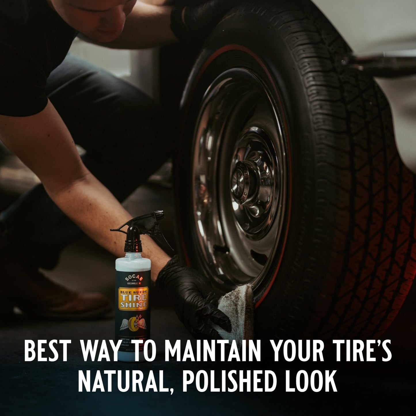 Blue Suede Tire Shine with Protect Shield Formula™ - PACBSTS016SCA-PACBSTS128SCA-PACBSTSXX4SCA-PACBSTSXX5SCA-PACBSTSX55SCA-  DRIVEN - 7