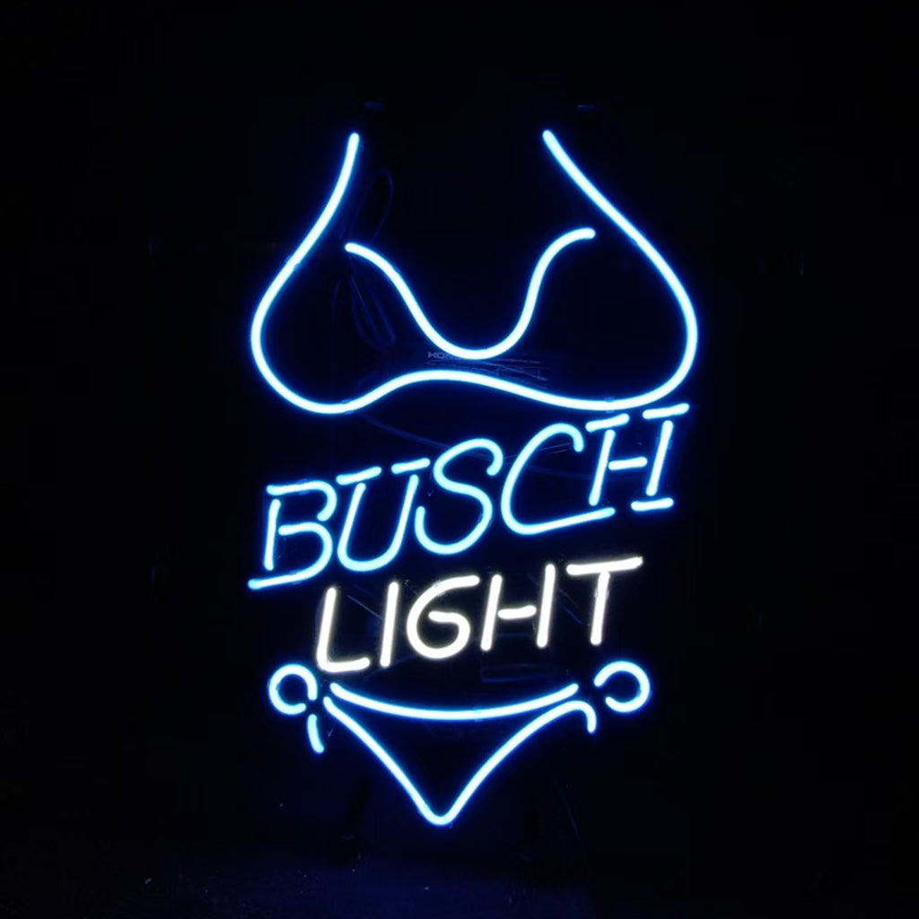 Blue Bikini Sets Busch Light Neon Light Sign - ME007C-  DRIVEN - 2