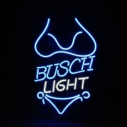 Blue Bikini Sets Busch Light Neon Light Sign - ME007C-  DRIVEN - 2