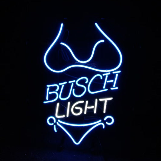 Blue Bikini Sets Busch Light Neon Light Sign - ME007C-  DRIVEN - 2