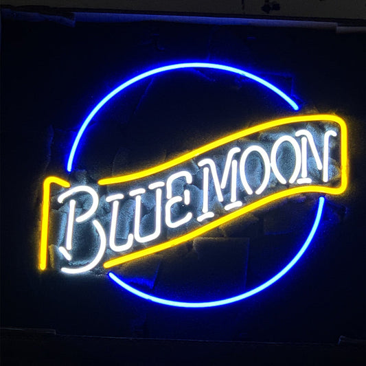 Blue Moon Beer Neon Light Sign - MEXC096-  DRIVEN - 1