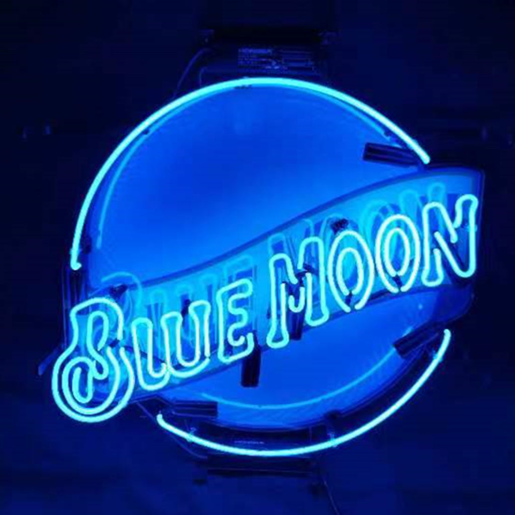 Blue Moon Beer Logo Neon Signs - MEX181-  DRIVEN - 1