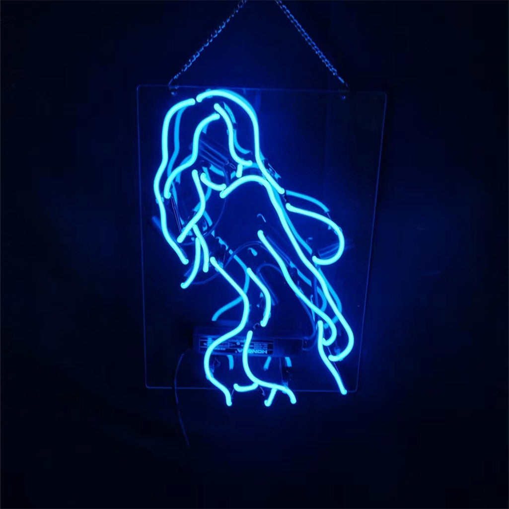 Blue Sexy Girl Live Nudes Neon_Signs Light - CN035-  DRIVEN - 2