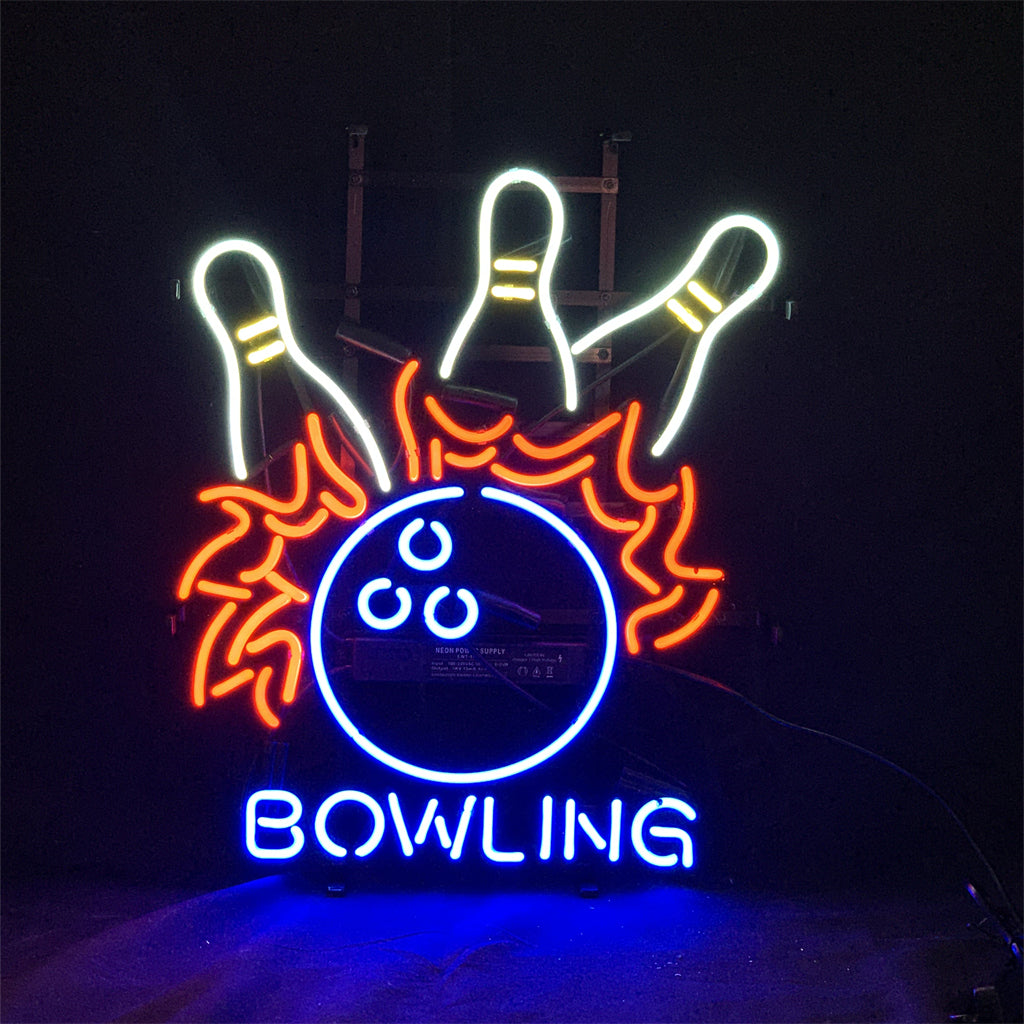 Bowling Balls Neon Signs - ME610-  DRIVEN - 1