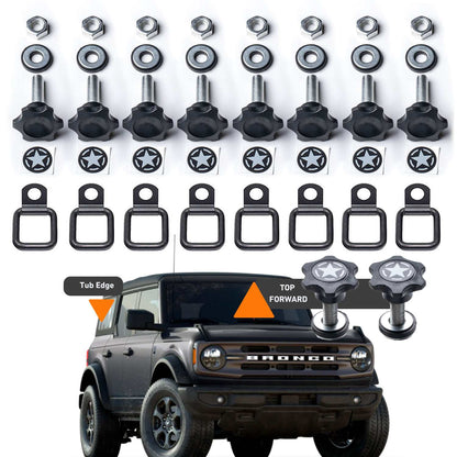 Bronco GP-Star Tie-Down Bolt Set - BRONCO-STAR-8-BRONCO-STAR-TDR8-BRON-STAR10-TDR8-BRON-STAR12-TDR8-TDR-8-  DRIVEN - 12