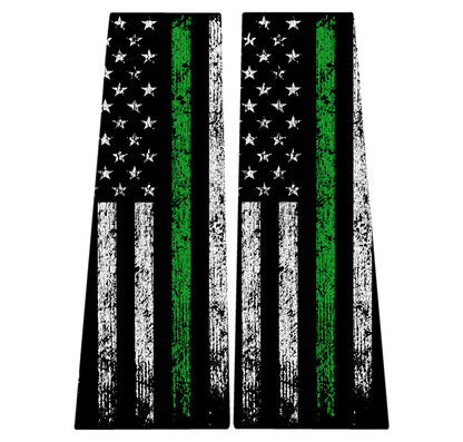 American Flag B Pillar Overlays - 2024+ Ranger - 24RANGERBPILLAR4PT-AFBW-24RANGERBPILLAR4PT-AFTBL-24RANGERBPILLAR4PT-AFTRL-24RANGERBPILLAR4PT-AFTGR-  DRIVEN - 14
