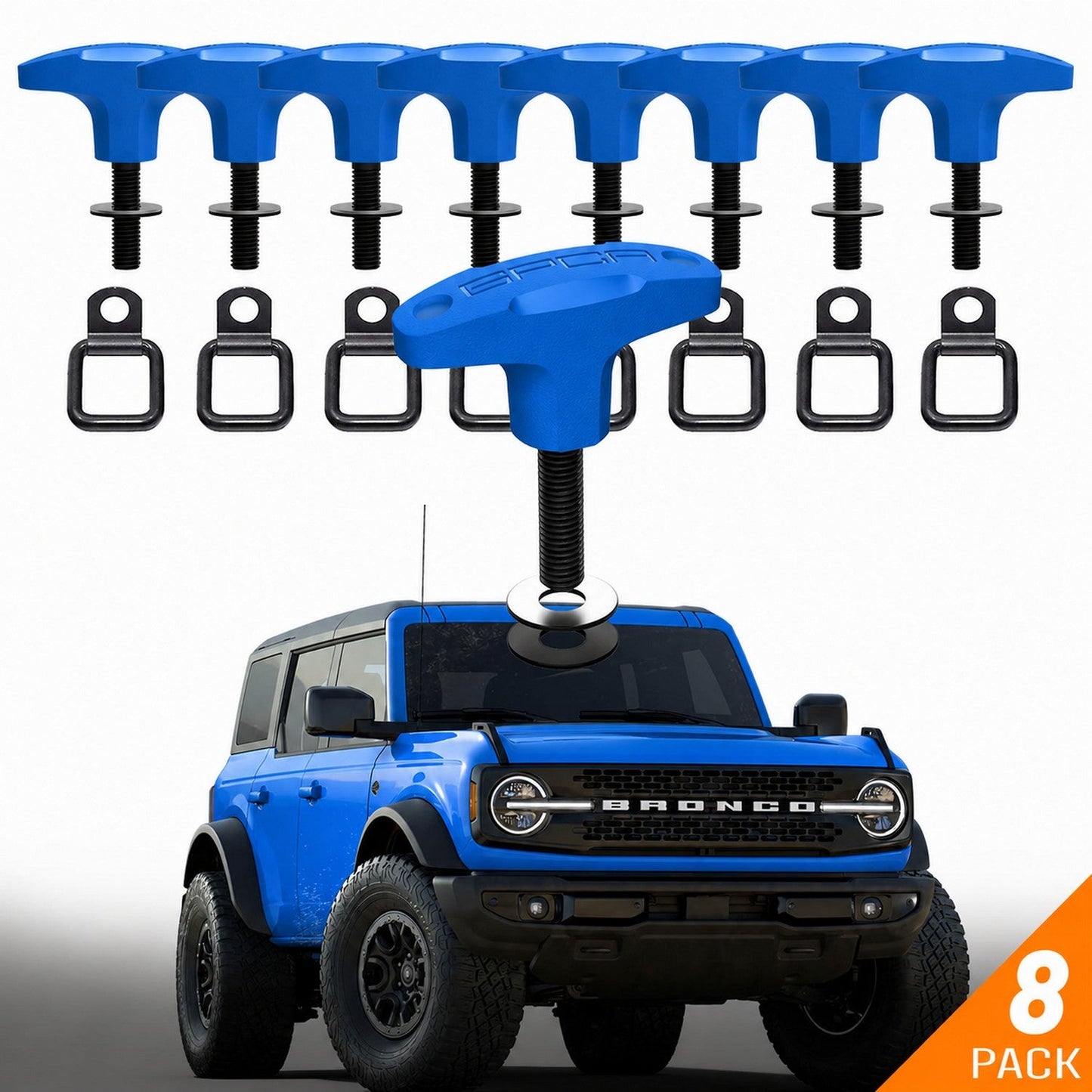 Bronco Tie-Down Anchor PRO - QR8-QR8-TDR8-QR8-TDR8-STAR2-BLACK-QR8-TDR8-STAR4-BLACK-TDR-8-  DRIVEN - 18