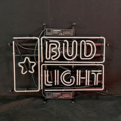 Bud Light Star Beer Neon Light Sign - ME348-  DRIVEN - 3