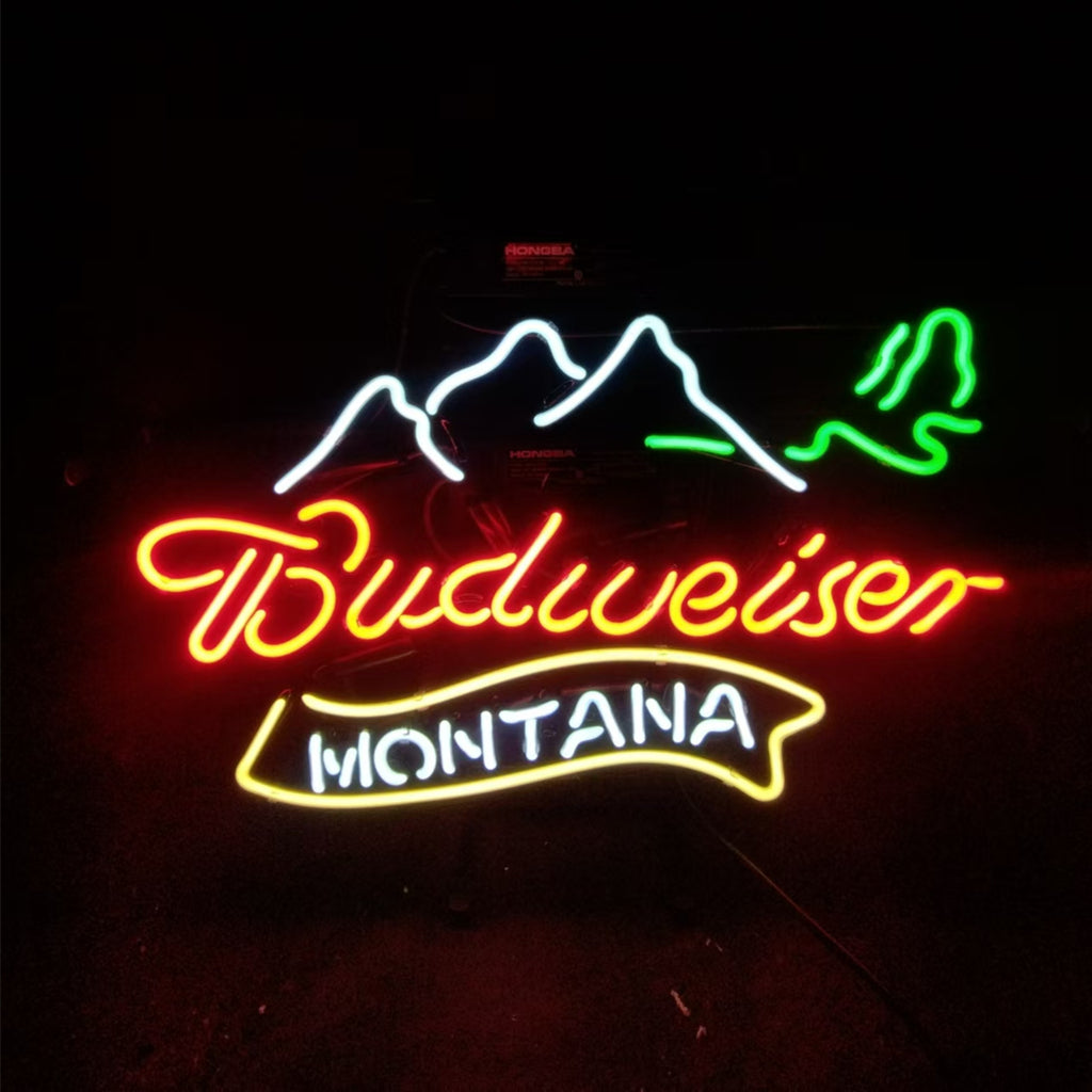Budweiser Montana Neon Light Sign - MA079-  DRIVEN - 2