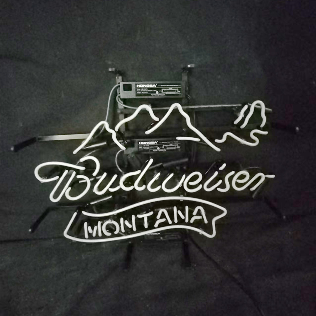Budweiser Montana Neon Light Sign - MA079-  DRIVEN - 3