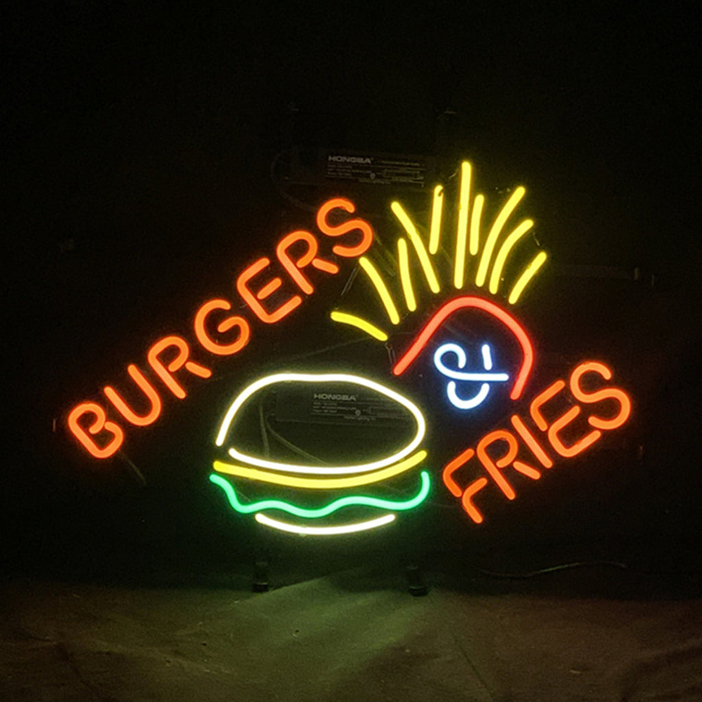 Burgers Fries Neon Signs Light - MEX198-  DRIVEN - 2