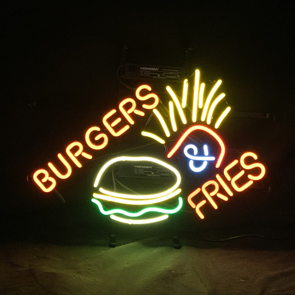 Burgers Fries Neon Signs Light - MEX198-  DRIVEN - 1