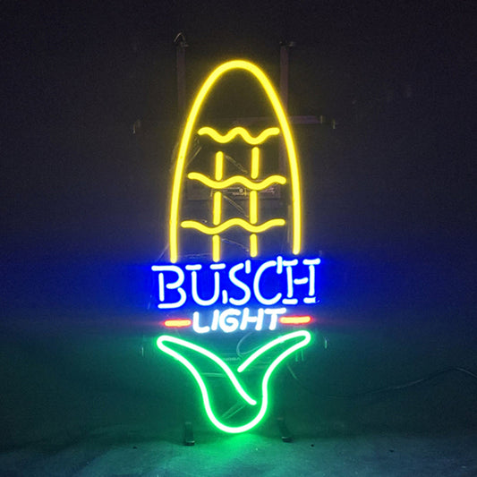 Busch Light Corn Neon Signs Light - MEX391-  DRIVEN - 1