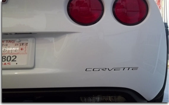 Rear Lettering Inlay Decal - C6 Corvette 05-13 - -1--2--3--4--5-  DRIVEN - 2
