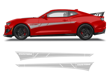 Chevrolet Camaro Side Custom Graphics Stripe - 1001-1001-1001-1001-1001-  DRIVEN - 6
