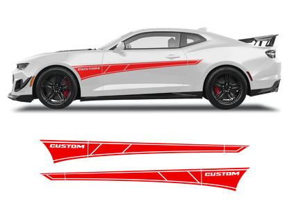 Chevrolet Camaro Side Custom Graphics Stripe - 1001-1001-1001-1001-1001-  DRIVEN - 1