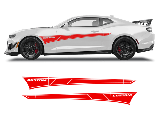 Chevrolet Camaro Side Custom Graphics Stripe - 1001-1001-1001-1001-1001-  DRIVEN - 1