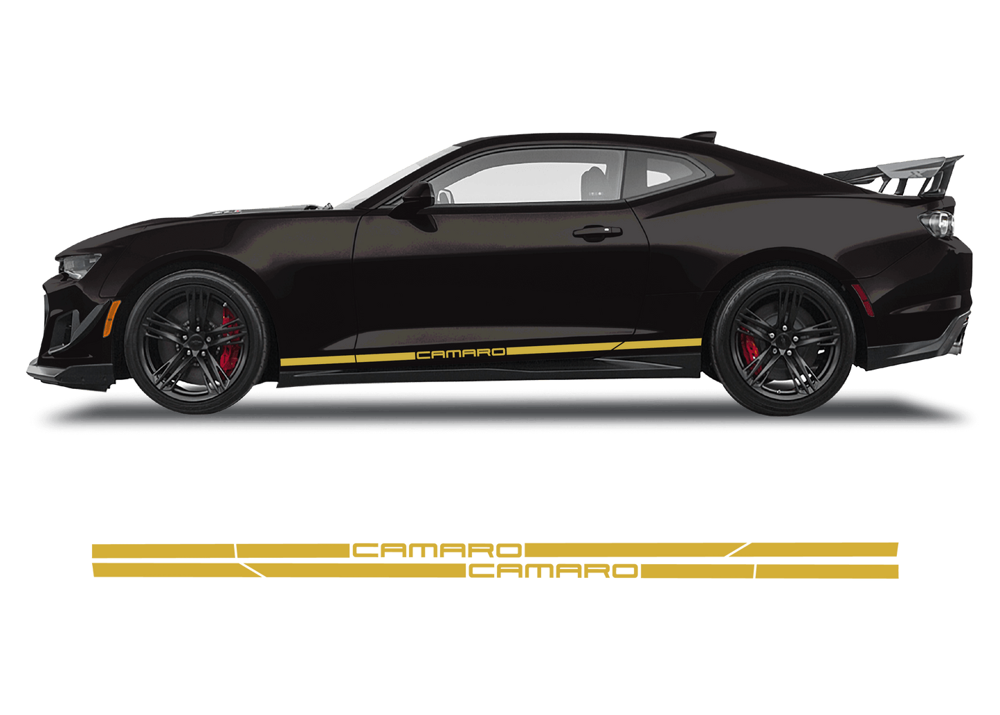 Chevrolet Camaro Double Stripe Graphics 1 Color - 1001-1001-1001-1001-1001-  DRIVEN - 2
