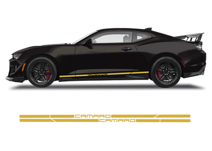 Chevrolet Camaro Double Stripe Graphics 1 Color - 1001-1001-1001-1001-1001-  DRIVEN - 2