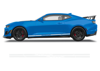 Chevrolet Camaro Double Stripe Graphics 1 Color - 1001-1001-1001-1001-1001-  DRIVEN - 3