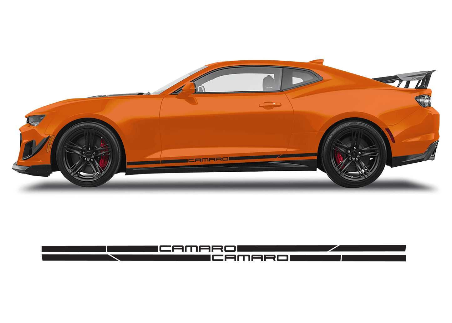 Chevrolet Camaro Double Stripe Graphics 1 Color - 1001-1001-1001-1001-1001-  DRIVEN - 4