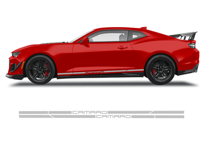 Chevrolet Camaro Double Stripe Graphics 1 Color - 1001-1001-1001-1001-1001-  DRIVEN - 5