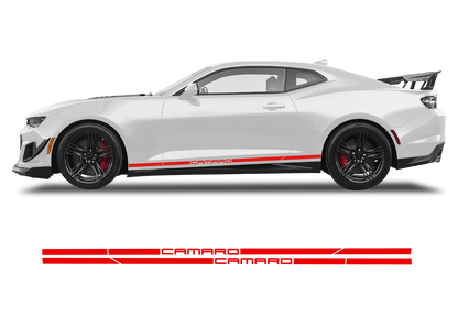 Chevrolet Camaro Double Stripe Graphics 1 Color - 1001-1001-1001-1001-1001-  DRIVEN - 6