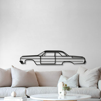 Impala Metal Car Wall Art - MT0993 - MT0993B49L-MT0993B69L-MT0993B80L-MT0993B99L-MT0993B120L-  DRIVEN - 4