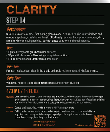 Step 04: CLARITY - Glass Cleaner - RG-RIOT-CORE-CLARITY-16-  DRIVEN - 3