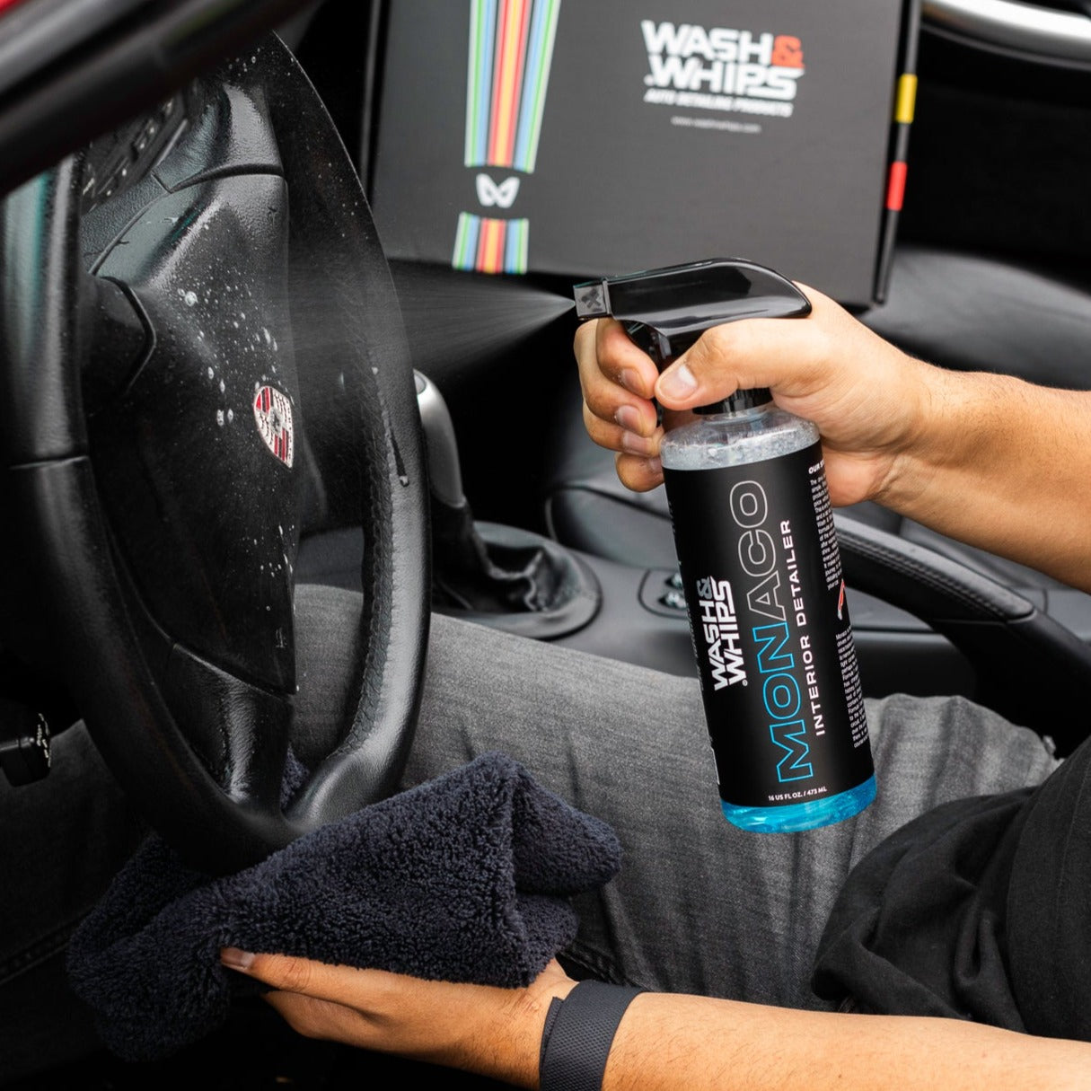 WASH&WHIPS | CLEAN - Interior Car Wash Kit (Step 2) - MFH302-F-  DRIVEN - 9