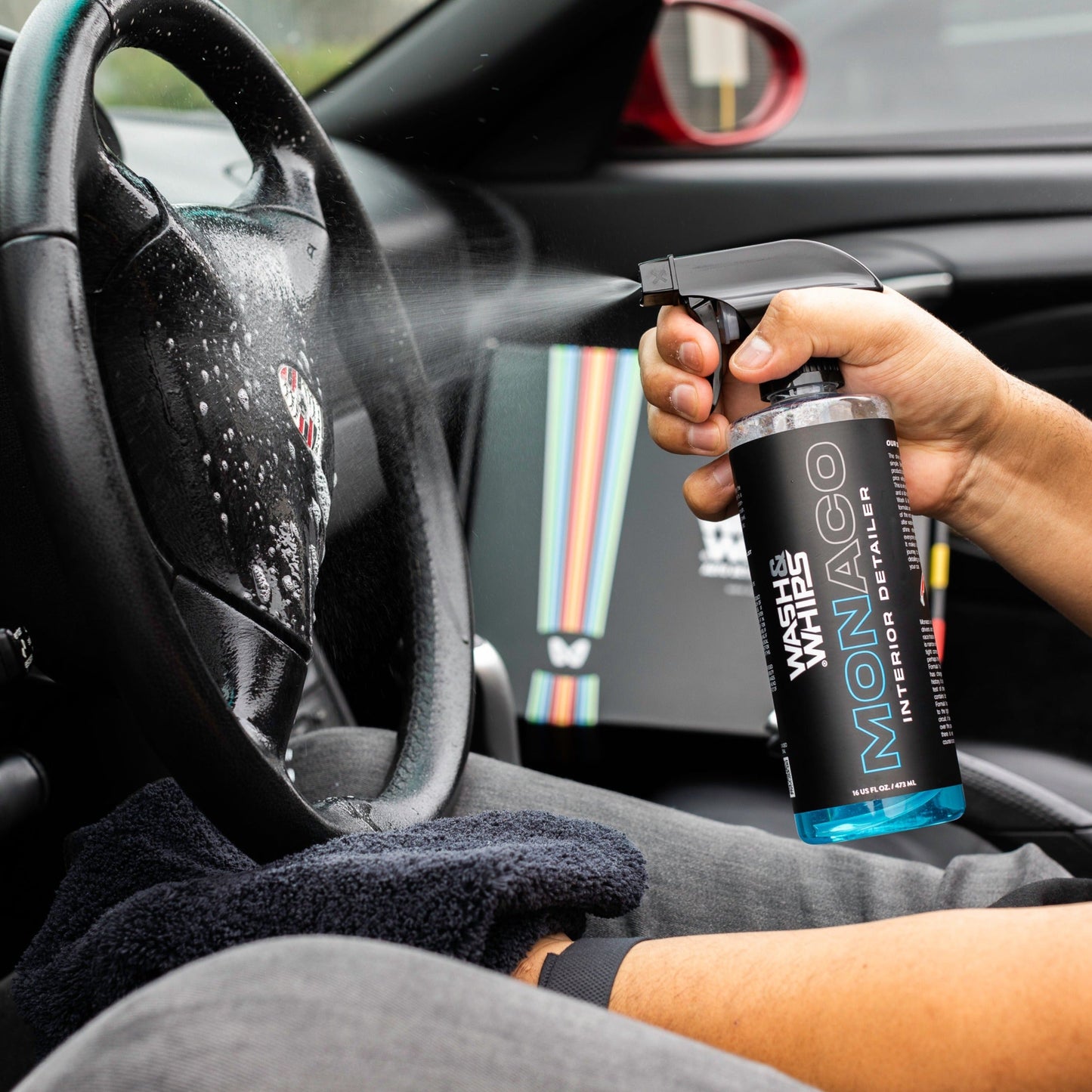 WASH&WHIPS | CLEAN - Interior Car Wash Kit (Step 2) - MFH302-F-  DRIVEN - 11