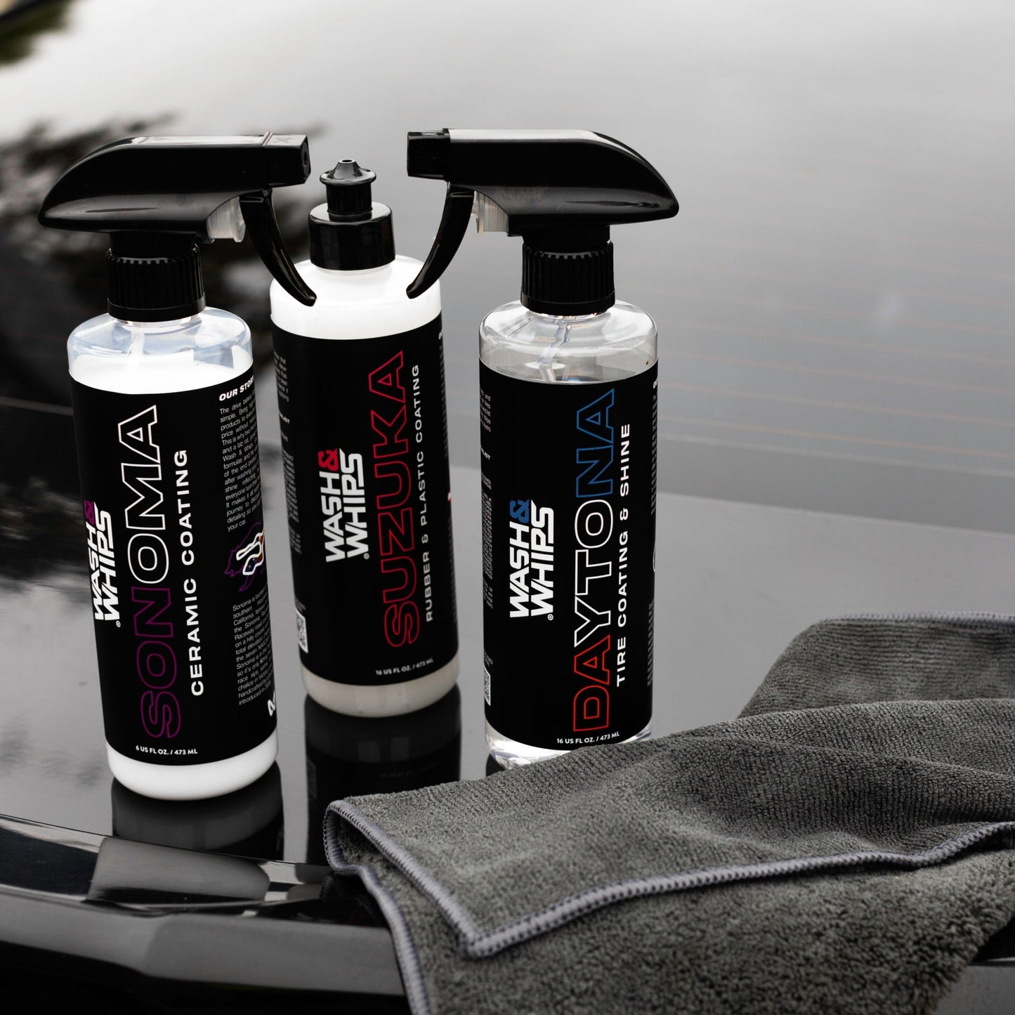 WASH&WHIPS |  3-Step Car Care System