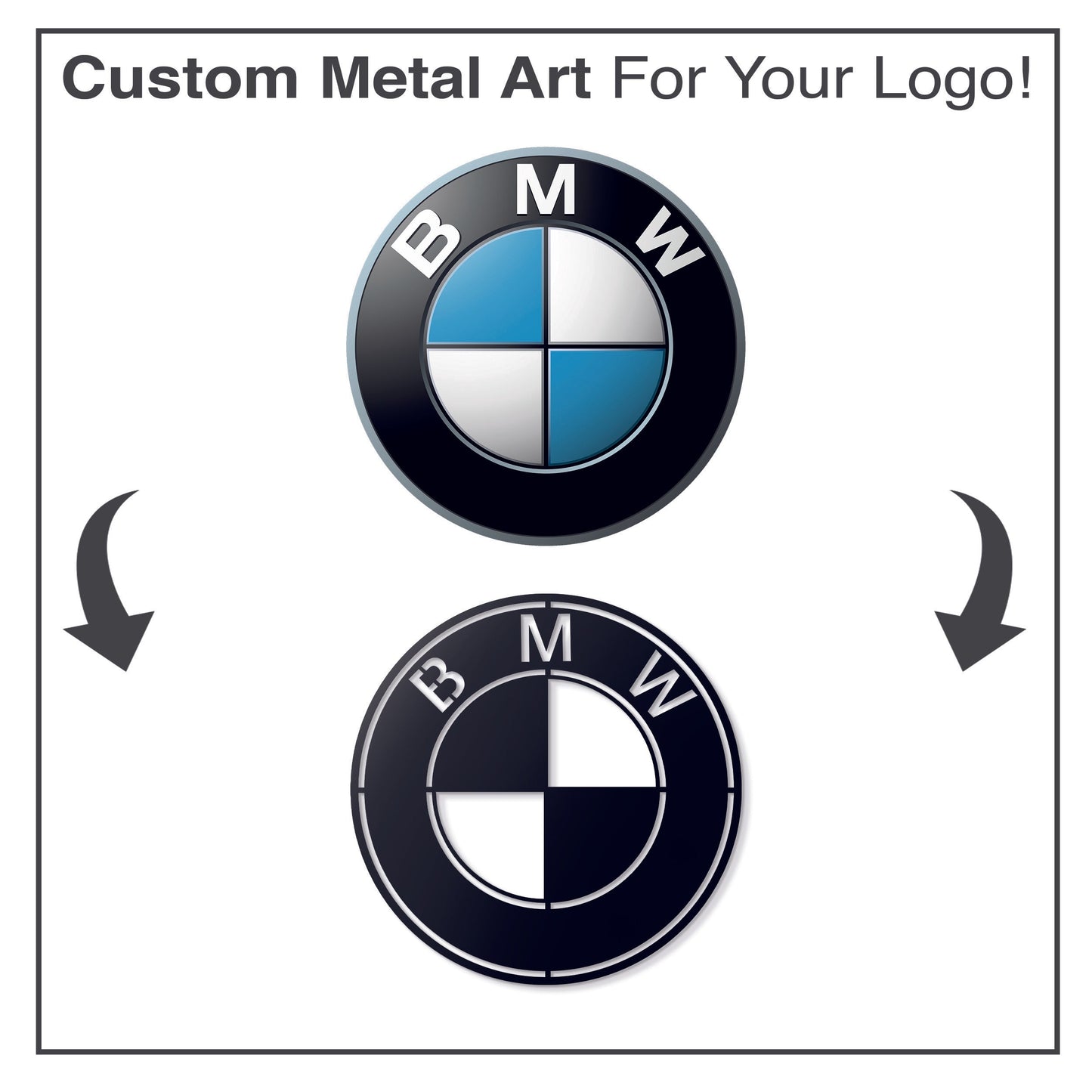 Custom Metal Car Emblem - MT0929 - MT0929B30-  DRIVEN - 4