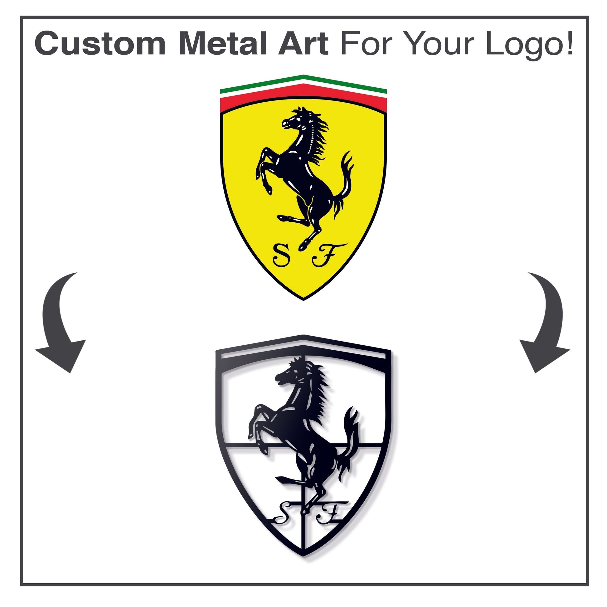 Custom Metal Car Emblem - MT0929 - MT0929B30-MT0929B40-MT0929B49-MT0929B60-MT0929B69-  DRIVEN - 4