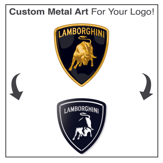 Custom Metal Car Emblem - MT0929 - MT0929B30-  DRIVEN - 2