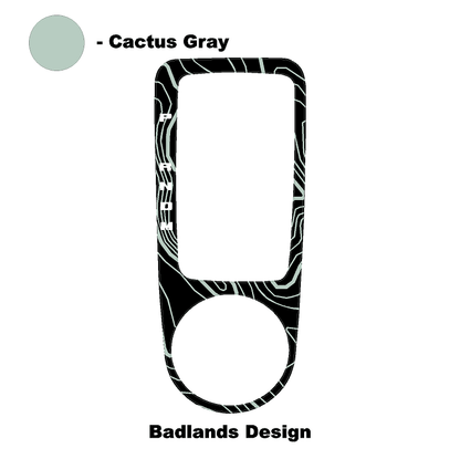 Topo Automatic Shifter Overlay (Printed Series) - 2021+ Bronco Automatic - 21BRNATTRIM-TPAMBL-21BRNATTRIM-TPA51L-21BRNATTRIM-TPAZL-21BRNATTRIM-TPCGL-21BRNATTRIM-TPCBNL-  DRIVEN - 29