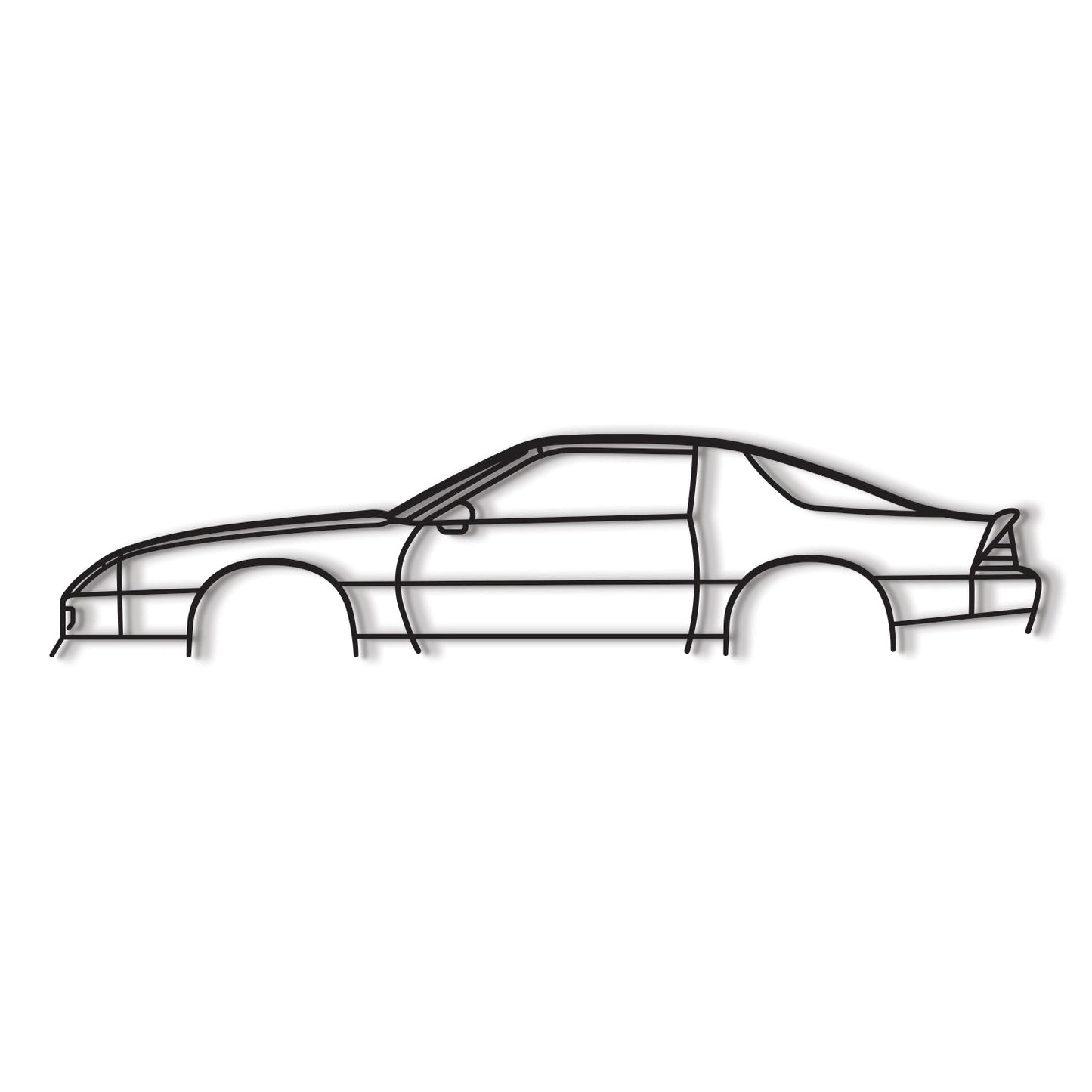1987 Camaro Metal Car Wall Art - MT0211 - MT0211B49L-MT0211B69L-MT0211B80L-MT0211B99L-MT0211B120L-  DRIVEN - 8