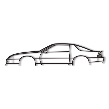 1987 Camaro Metal Car Wall Art - MT0211 - MT0211B49L-MT0211B69L-MT0211B80L-MT0211B99L-MT0211B120L-  DRIVEN - 8