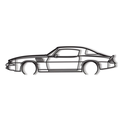 1978 Camaro Z28 Detailed Metal Car Wall Art - MT0180 - MT0180B49L-MT0180B69L-MT0180B80L-MT0180B99L-MT0180B120L-  DRIVEN - 8