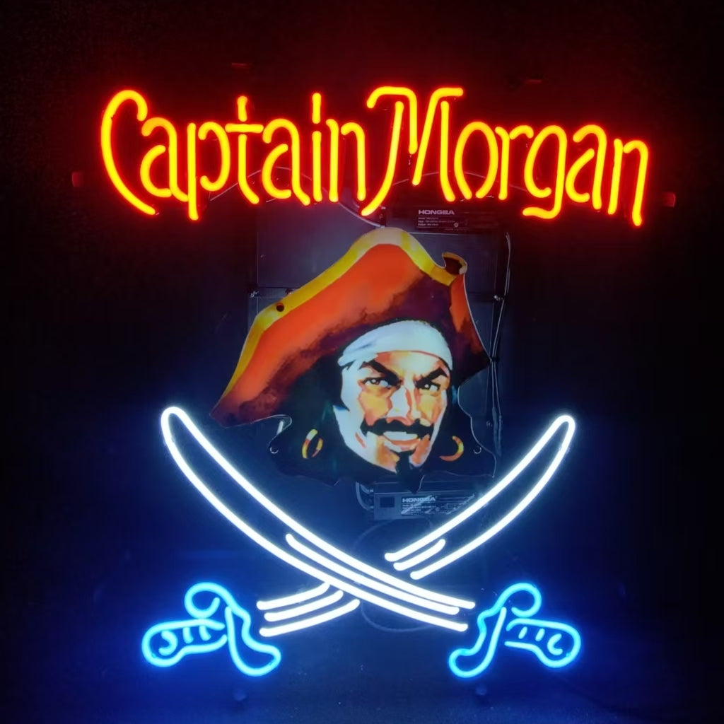 Captain Morgan Sabre Rum Neon Signs - MEX027-  DRIVEN - 2