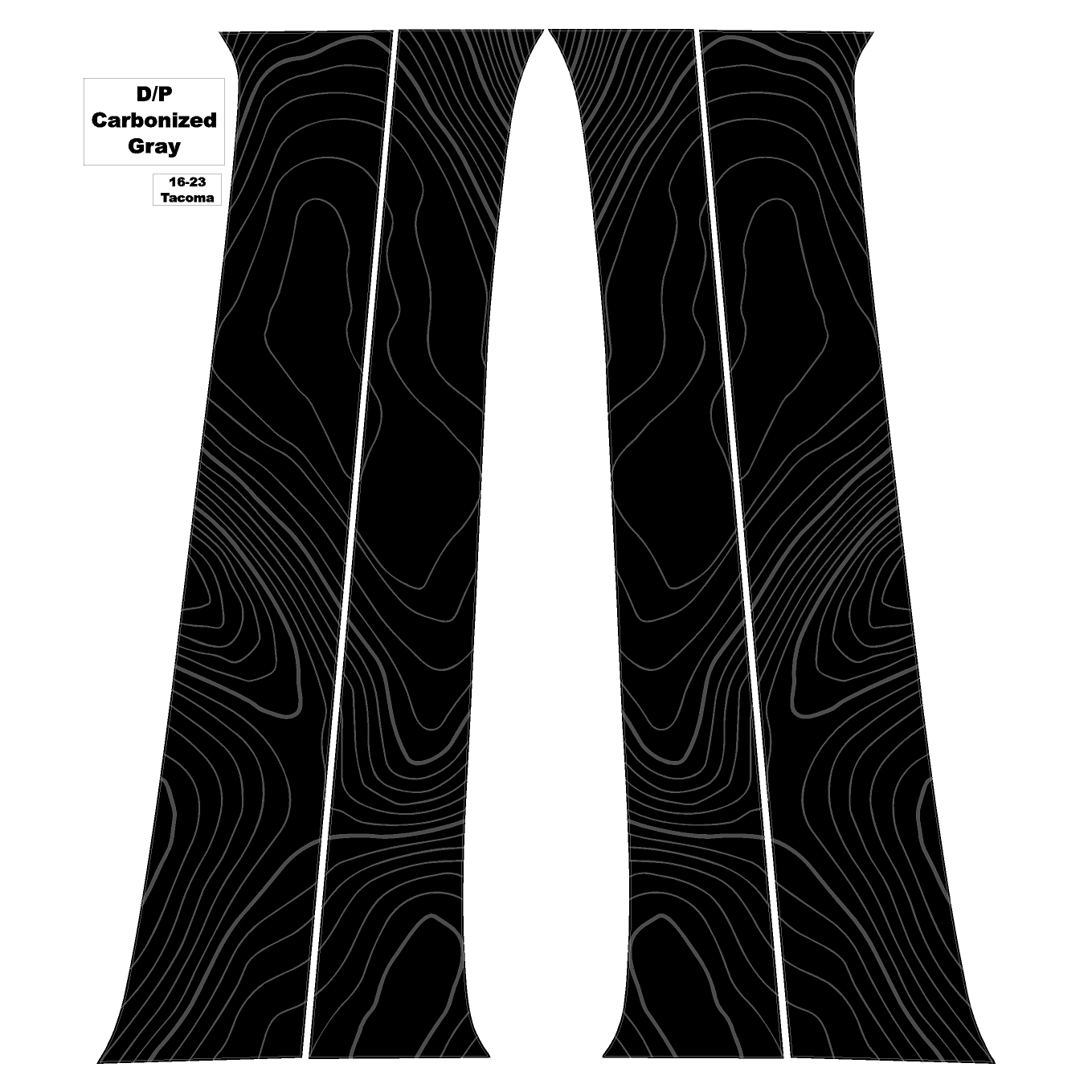 Topo B Pillar Overlays - 2016-2023 Tacoma Double Cab - 16TACOBPILLAR-ARG-16TACOBPILLAR-CBNG-16TACOBPILLAR-CG-16TACOBPILLAR-DS-16TACOBPILLAR-RR-  DRIVEN - 12