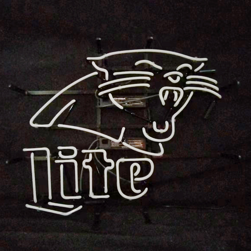 Carolina Panthers Miller Lite Neon Signs - ME973-  DRIVEN - 3