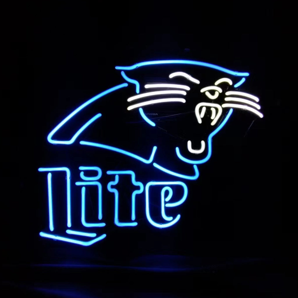 Carolina Panthers Miller Lite Neon Signs - ME973-  DRIVEN - 2