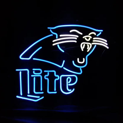 Carolina Panthers Miller Lite Neon Signs - ME973-  DRIVEN - 2