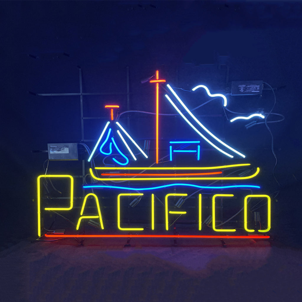 Cerveza Pacifico with Sailboat Neon Light Sign - ME622-  DRIVEN - 2